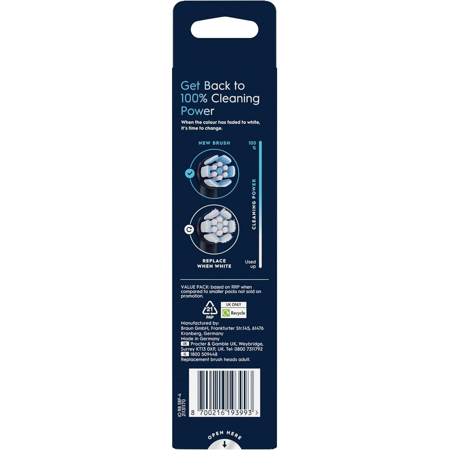 Buy Oral-B,Oral-B iO Gentle Care Replacement Brush Heads – Black, 4 Count - Gadcet UK | UK | London | Scotland | Wales| Near Me | Cheap | Pay In 3 | Toothbrush Replacement Heads